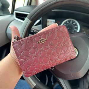 Coach wristlet wallet
